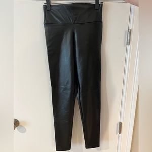 Faux leather leggings